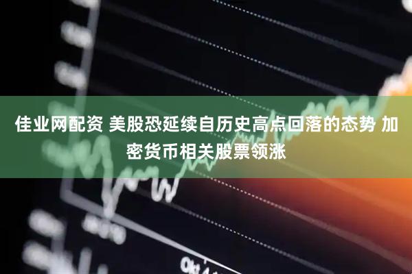 佳业网配资 美股恐延续自历史高点回落的态势 加密货币相关股票领涨