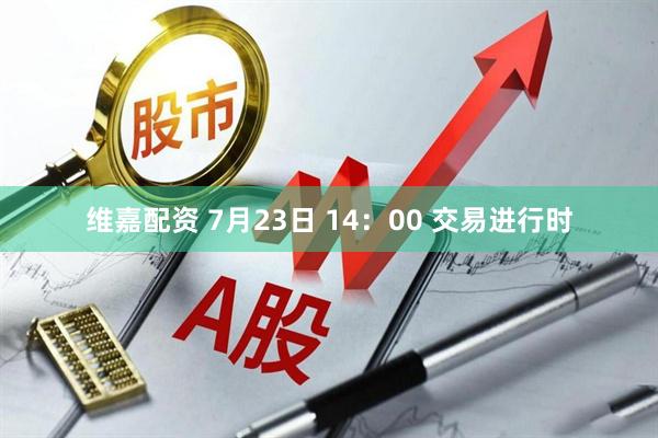 维嘉配资 7月23日 14：00 交易进行时